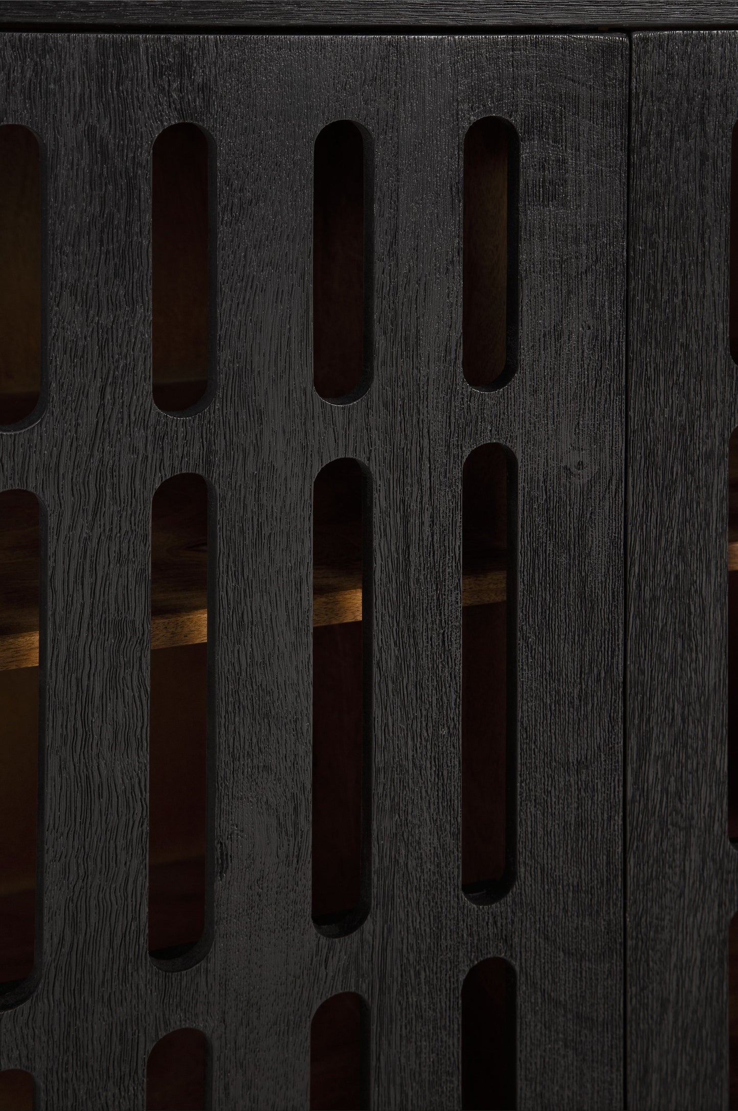 Vallisburg - Accent Cabinet - Black / Natural