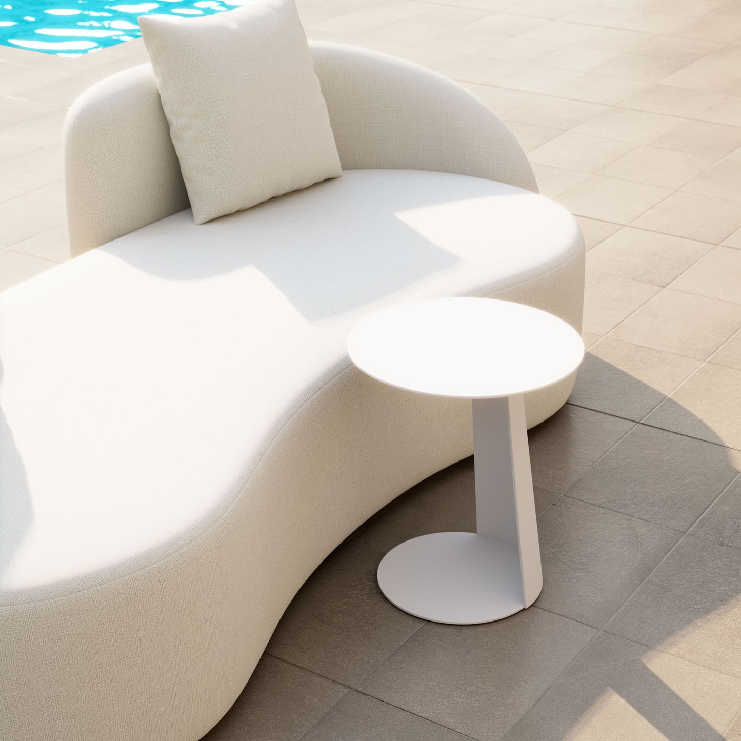 Sunny Isles - Side Table - White