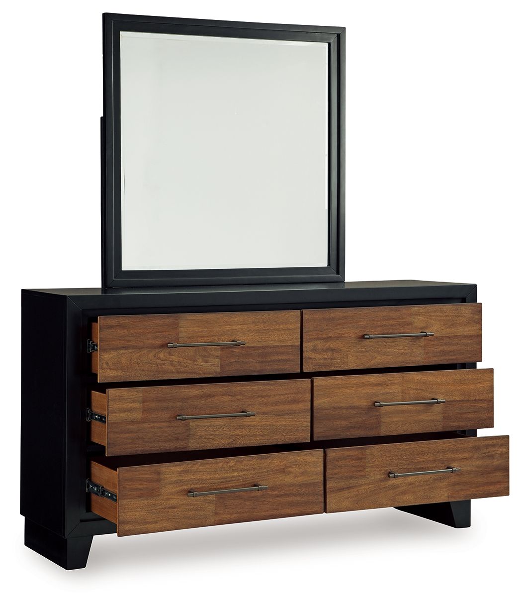 Kraeburn - Dresser And Mirror - Brown / Black Everything But The Baby Kraeburn - Dresser And Mirror - Brown / Black Everything But The Baby