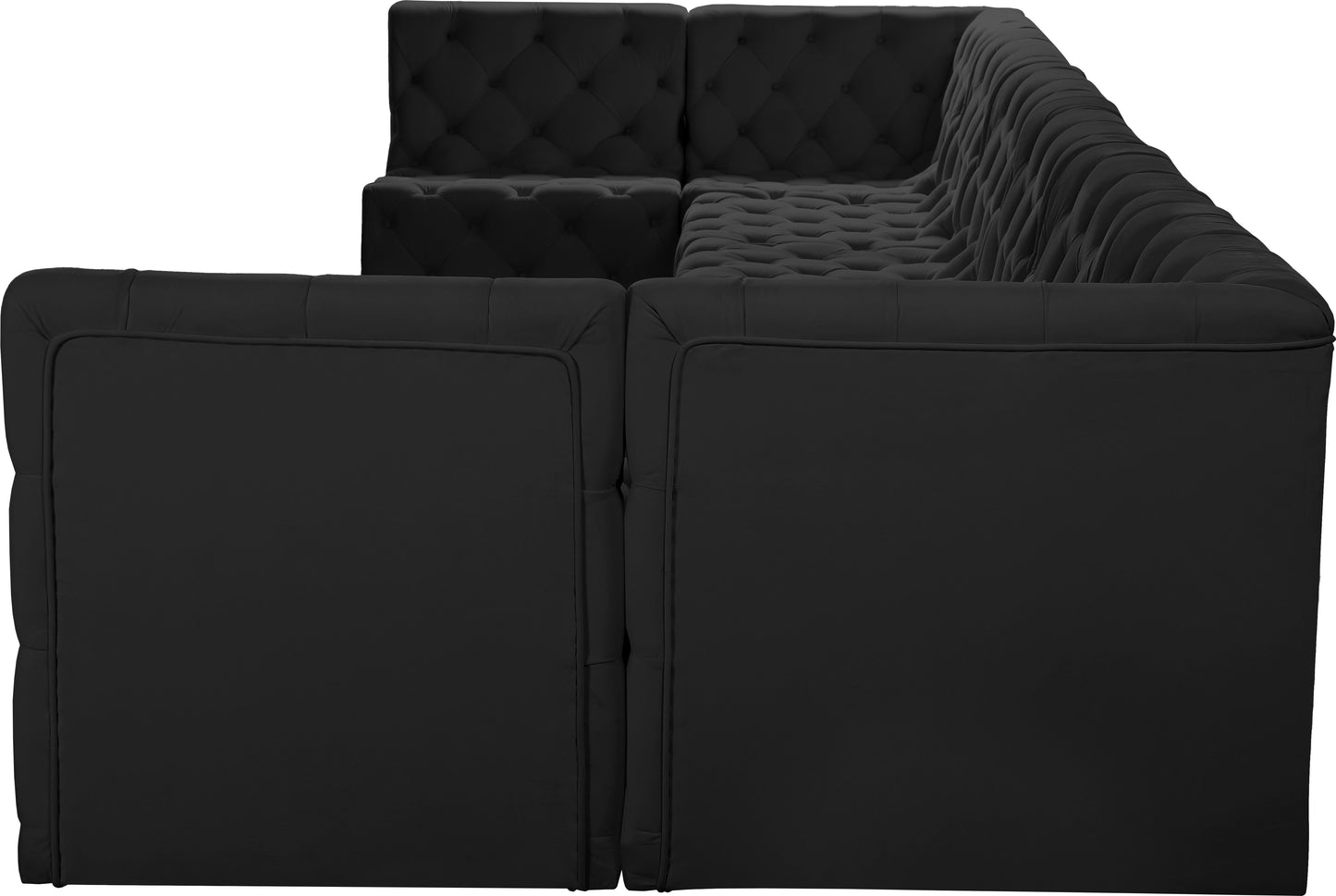 Tuft - Modular Sectional 8 Piece - Black - Modern & Contemporary