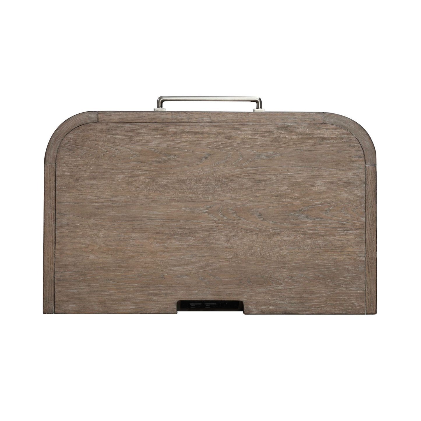 South Bend - Open Nightstand With Charging Station - Brown