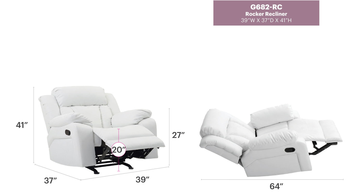 Glory Furniture - Daria - Rocker Recliner