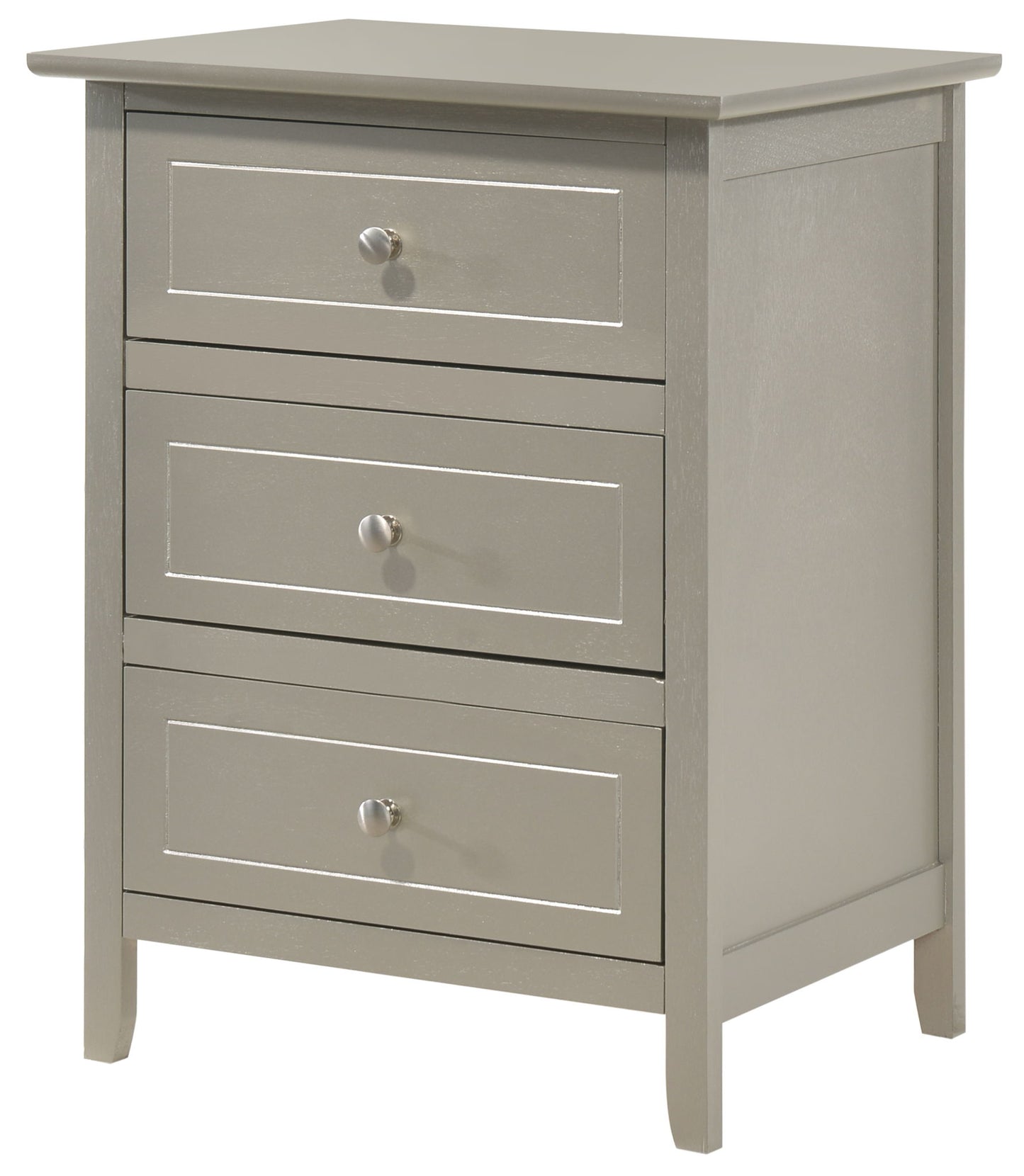 Glory Furniture - Daniel - 3 Drawer Nightstand