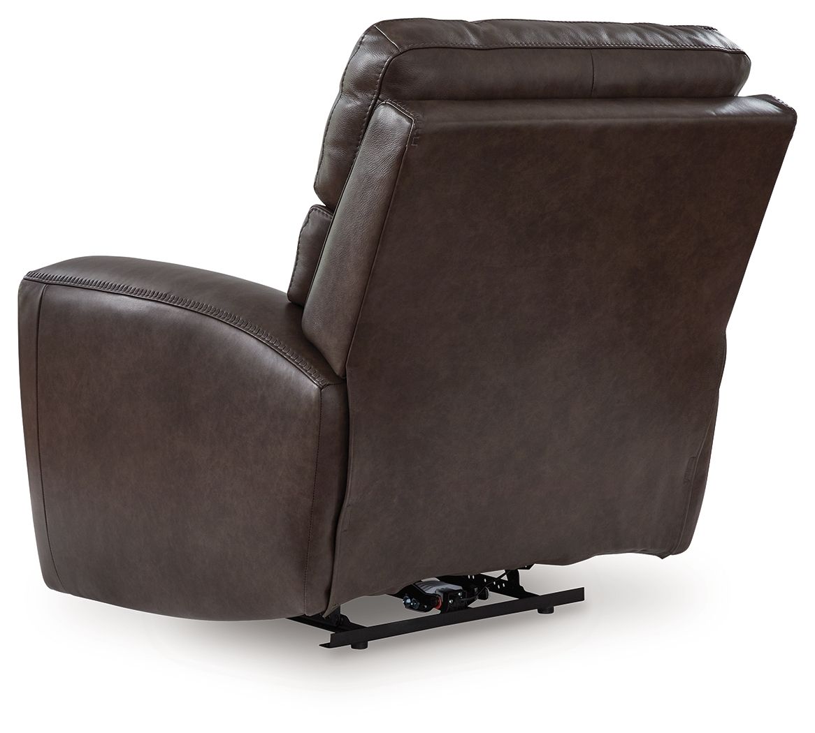 Crossplex - Power Recliner / Adjustable Headrest - Smoke