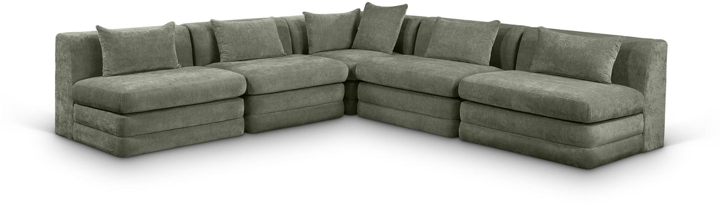 Stellar - 5 Piece Upholstered Modular Sectional