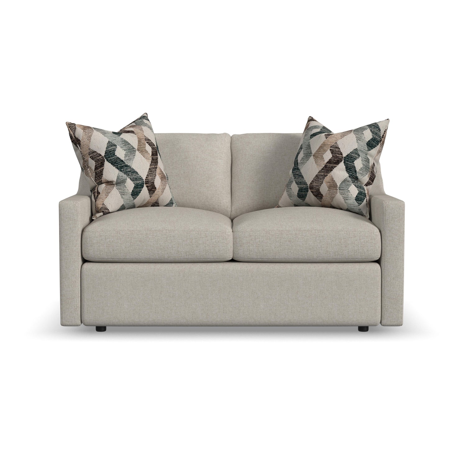 Sky - Upholstered Loveseat - Pearl Silver