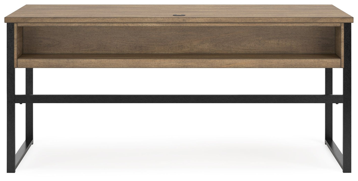 Montia - Home Office Desk, Desk Chair, Bookcase - Light Brown