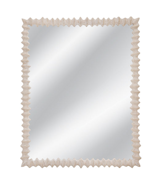 Churchill - Wall Mirror - Distressed White