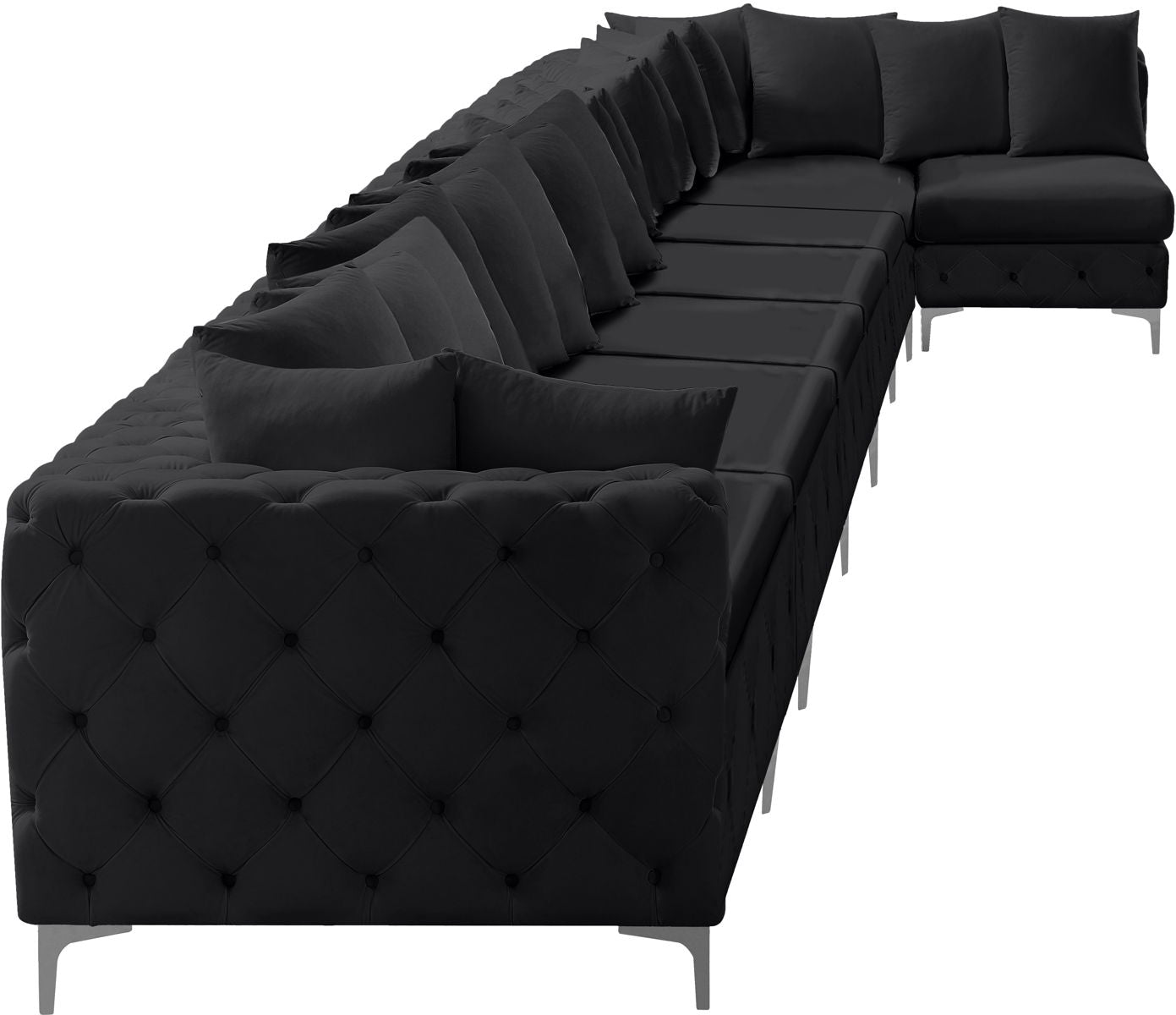 Tremblay - Modular Sectional 8 Piece - Black - Modern & Contemporary