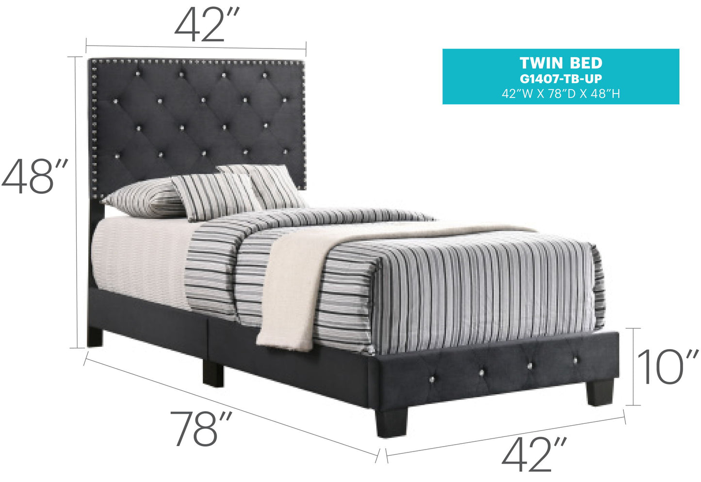 Glory Furniture - Suffolk - Bed