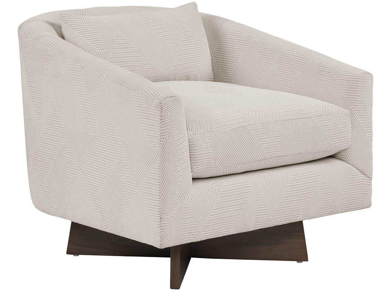 Lamar - Swivel Chair, Special Order - White / Gray