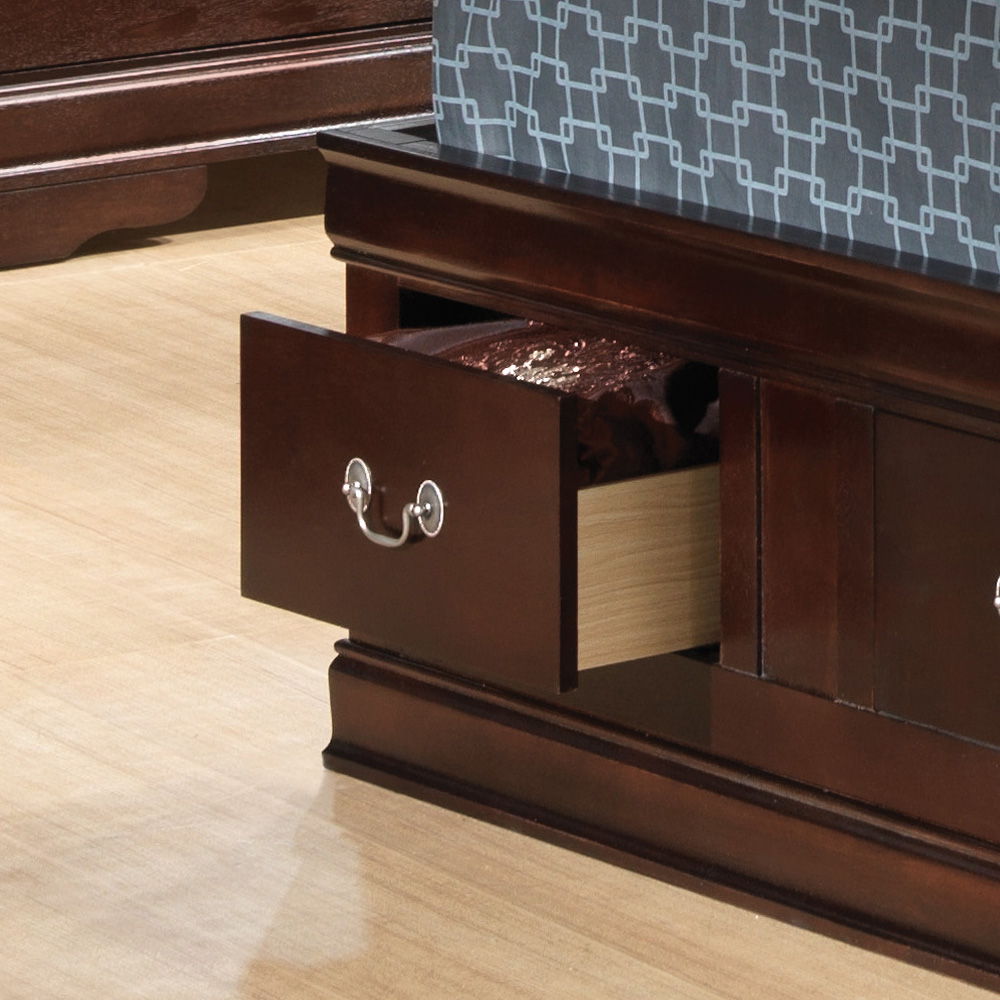 Glory Furniture - Louis Phillipe - Bookcase Storage Bed