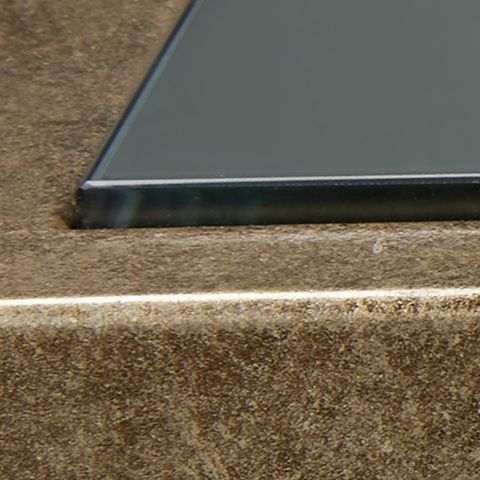 Cloverty - Sofa Table - Aged Gold Finish