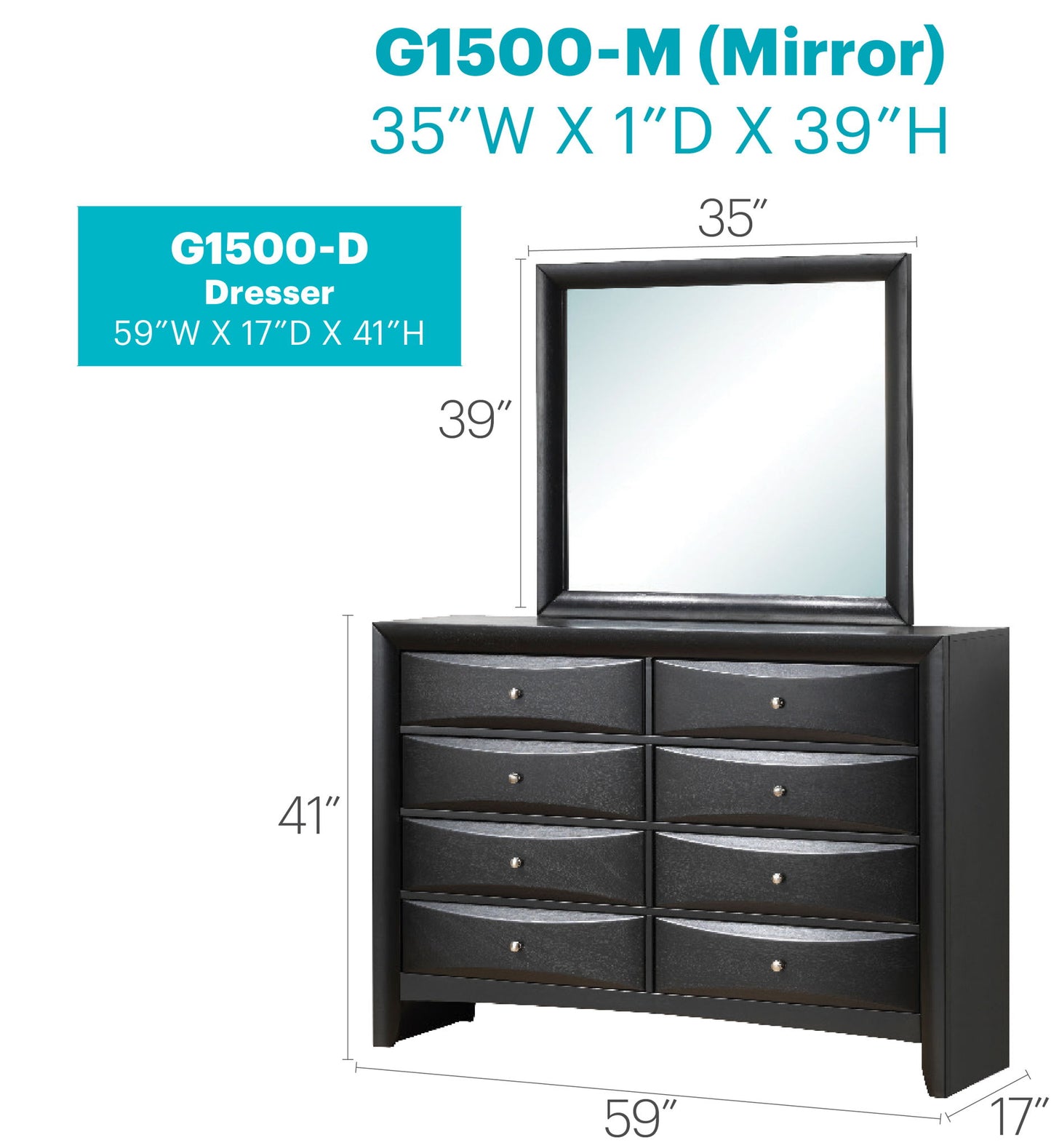 Glory Furniture - Marilla - Dresser