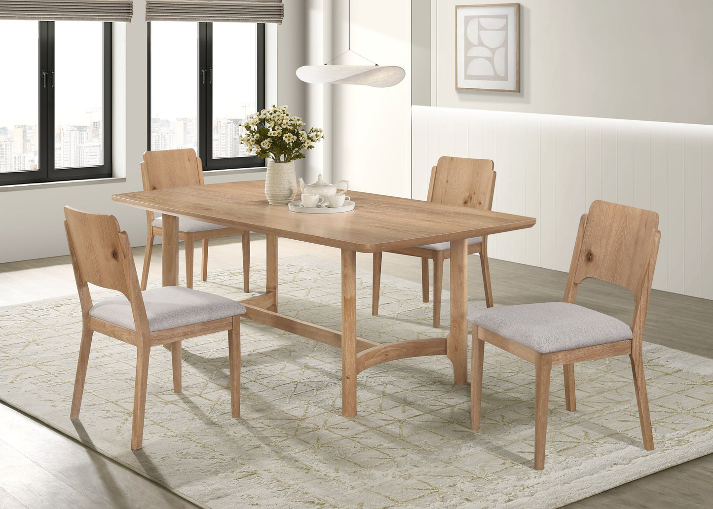 Arden - Dining Table - Light Brown