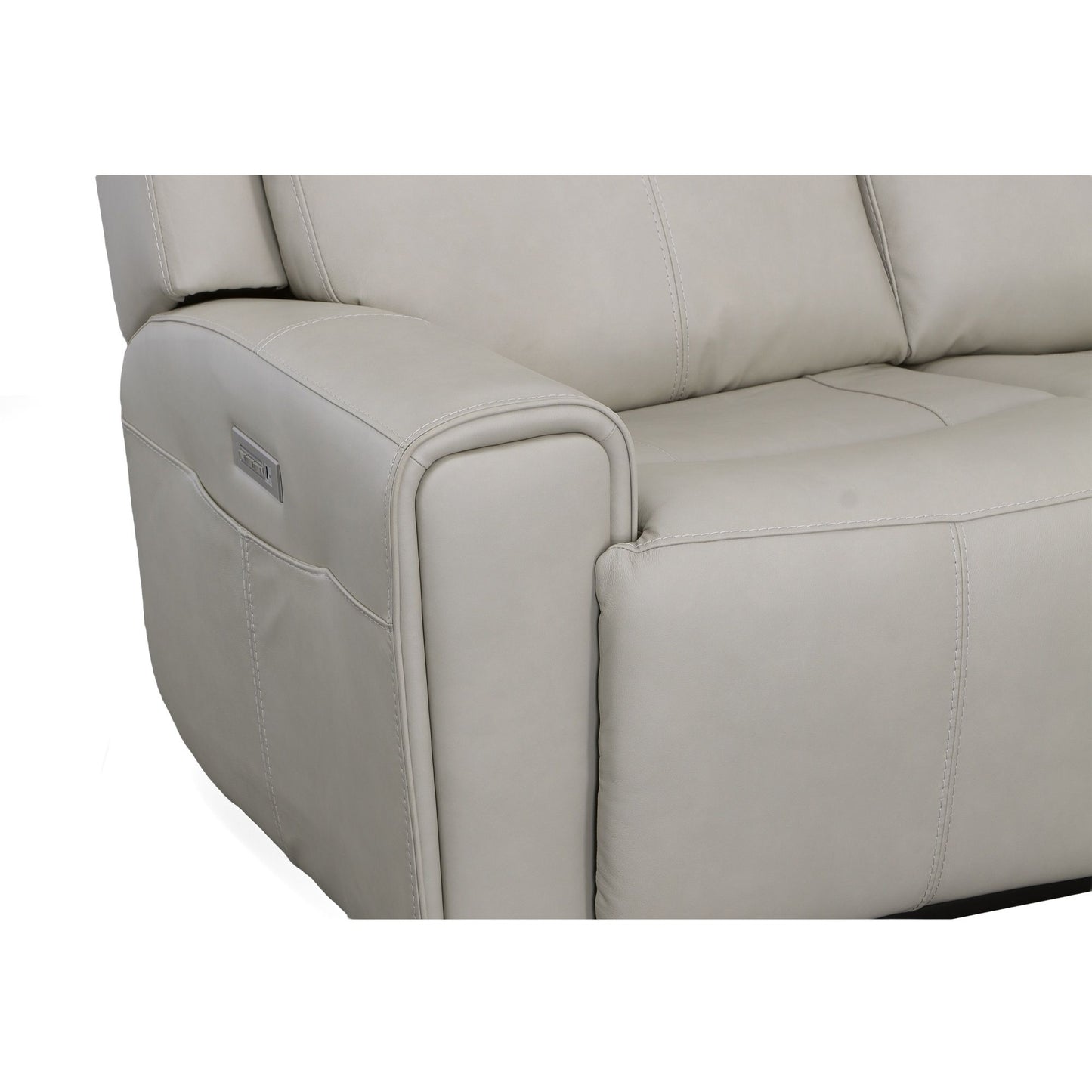 Barnett - Power Reclining Sofa with Power Headrests & Lumbar