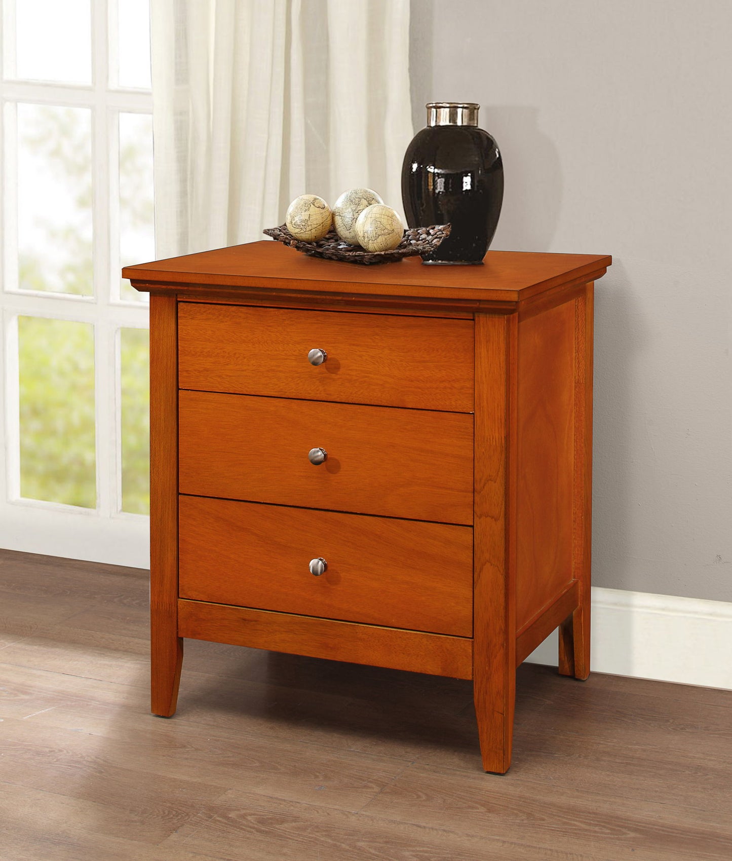 Glory Furniture - Hammond - 3 Drawer Nightstand