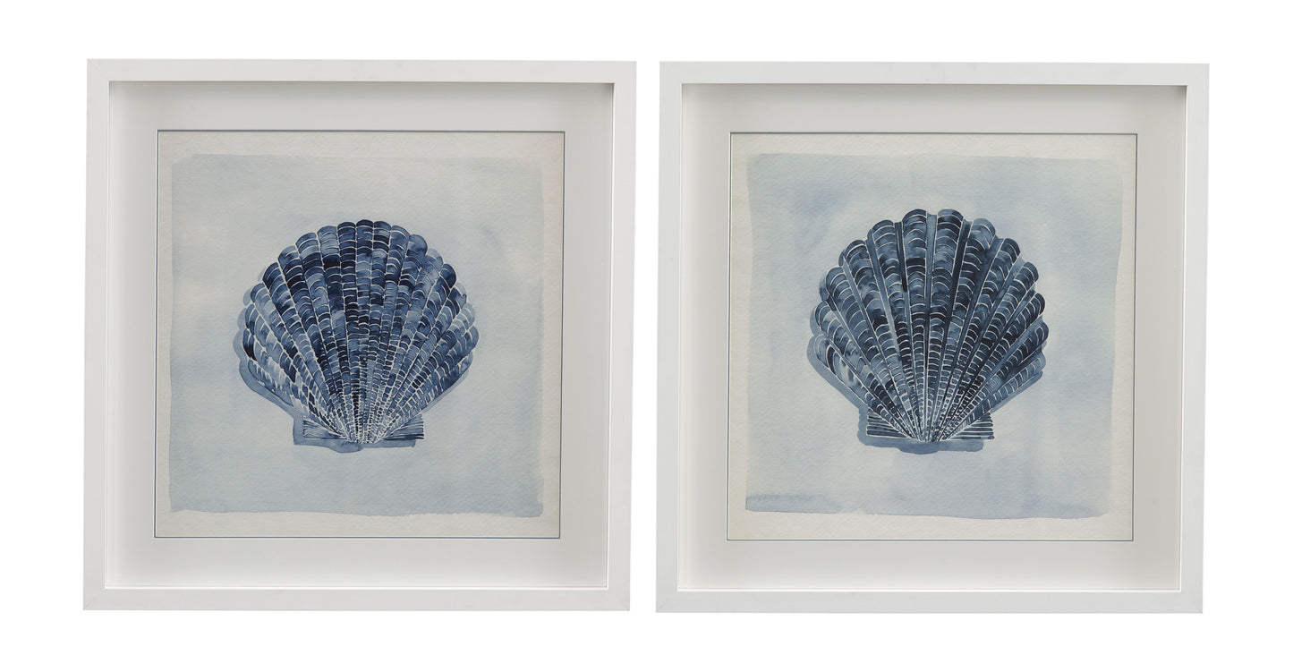 Blue Treasure II Framed Print - Blue