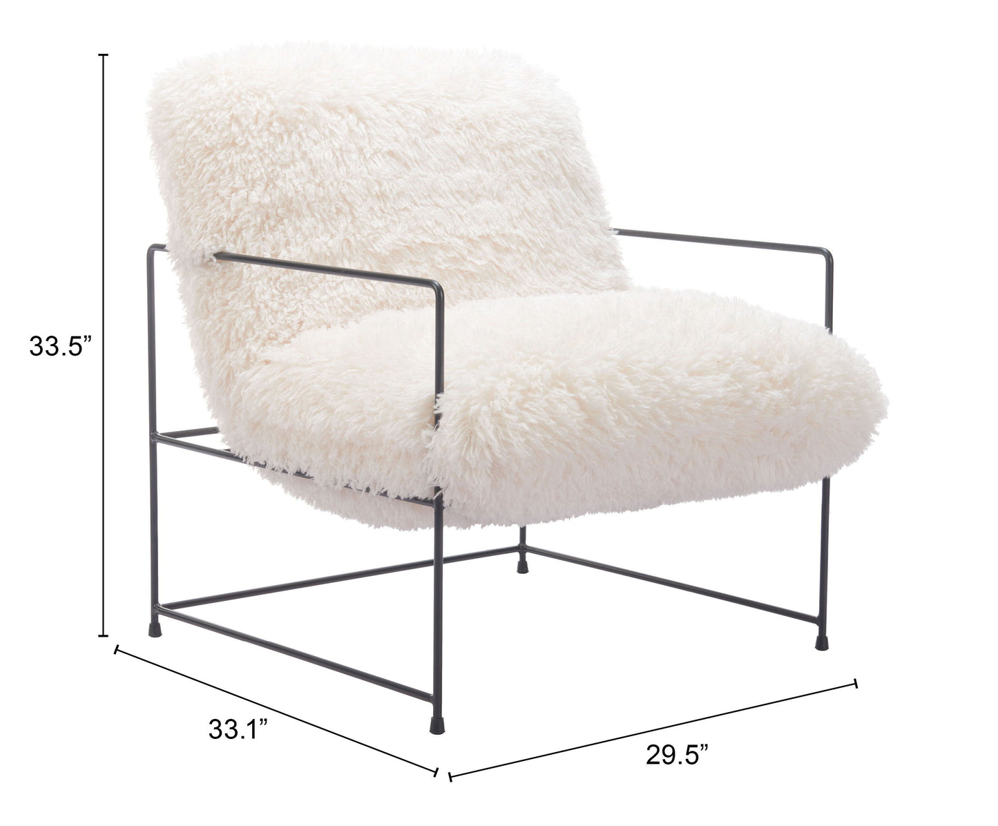 Pelut - Accent Chair - White