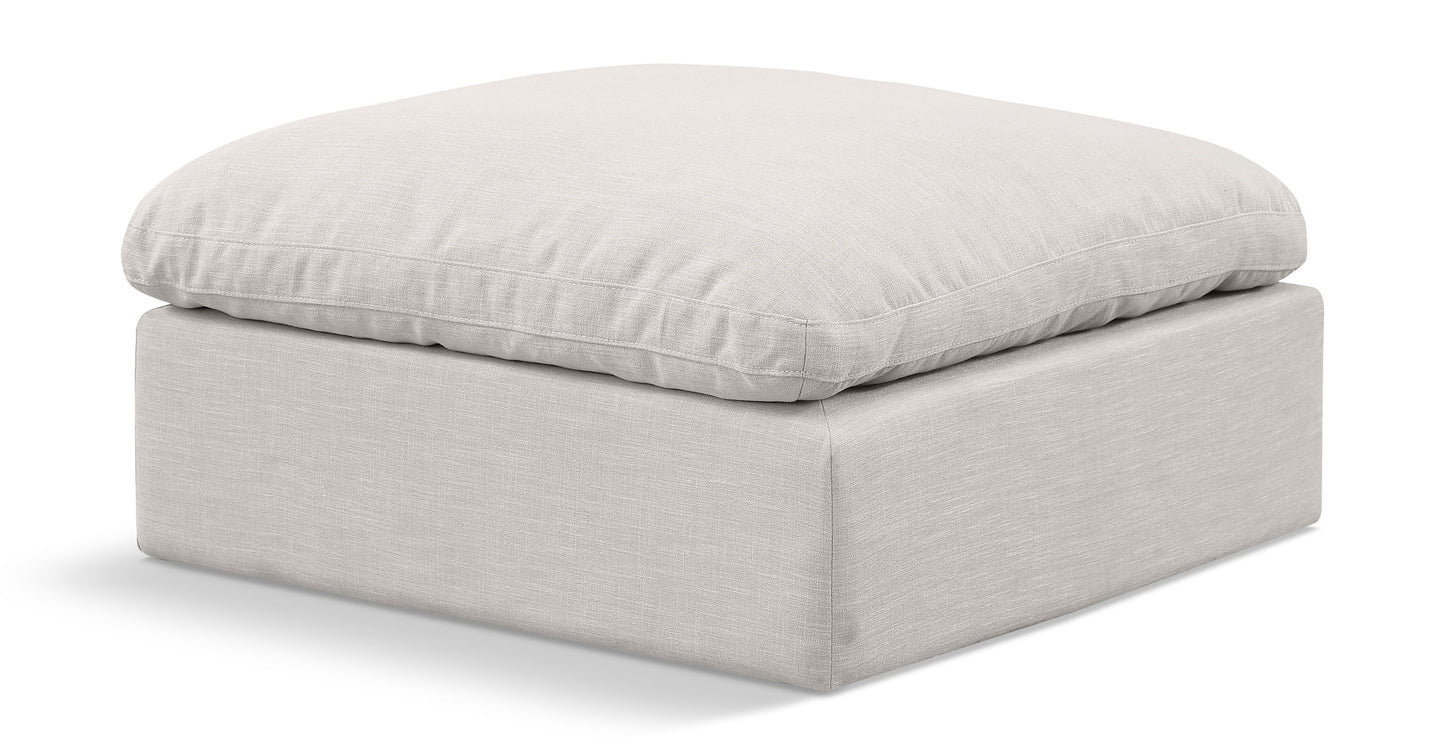 Indulge - Linen Ottoman
