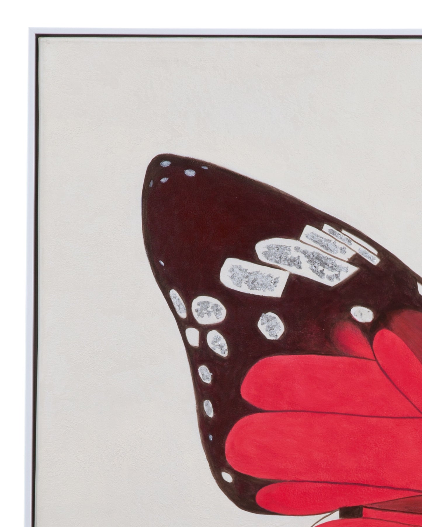 Butterfly Canvas Art (Set of 2) - White