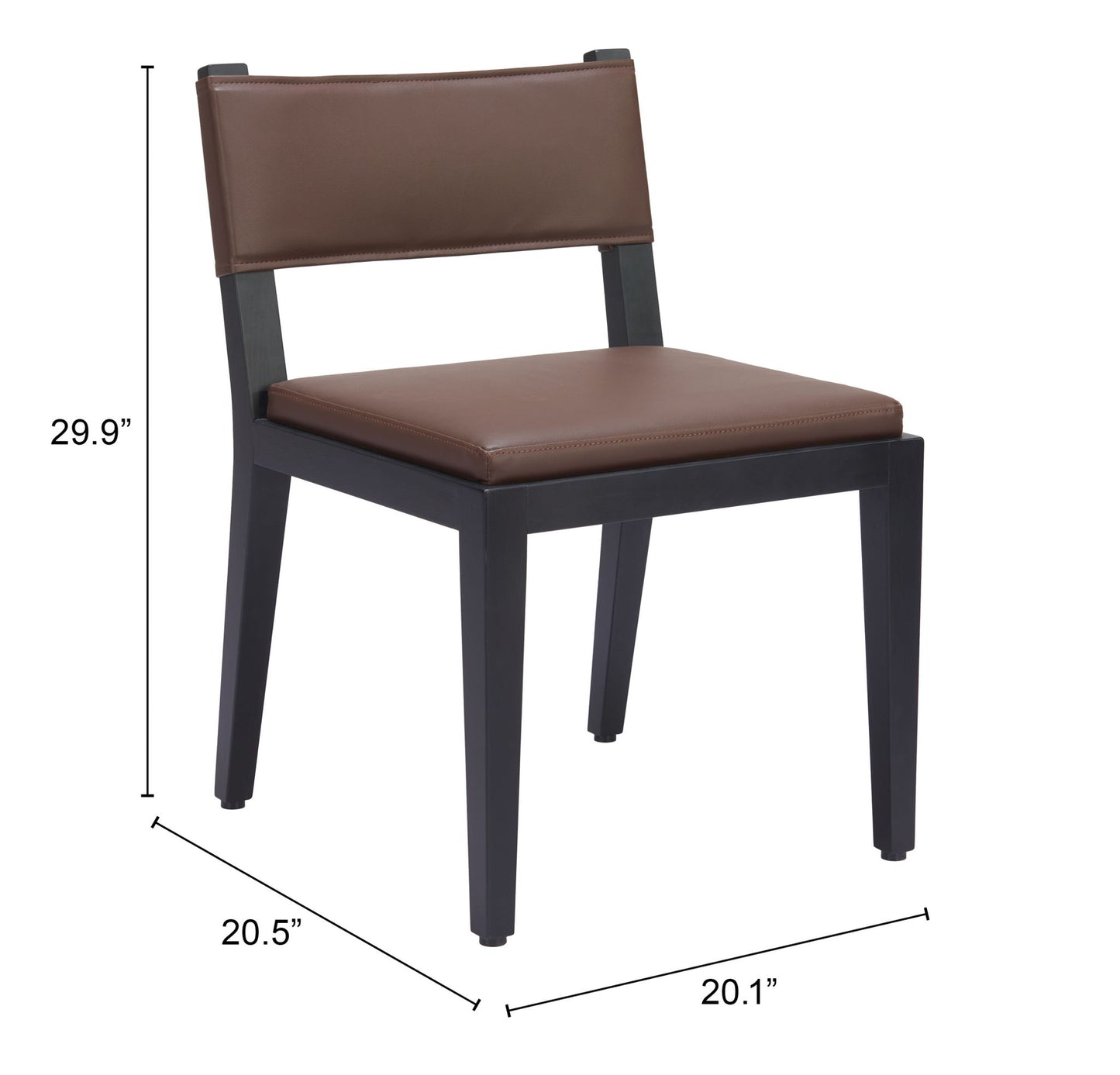 Roxas - Dining Chair (Set of 2) - Brown