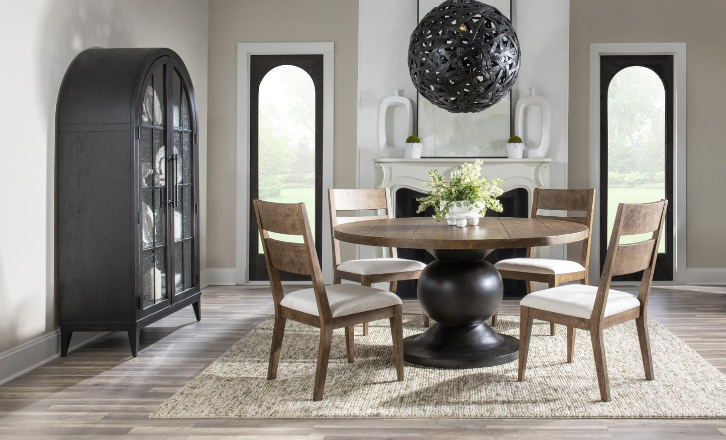 Artisan's Place - Display Cabinet - Vintage Pine Ironwood