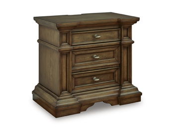 Frantanna - Three Drawer Night Stand - Brown