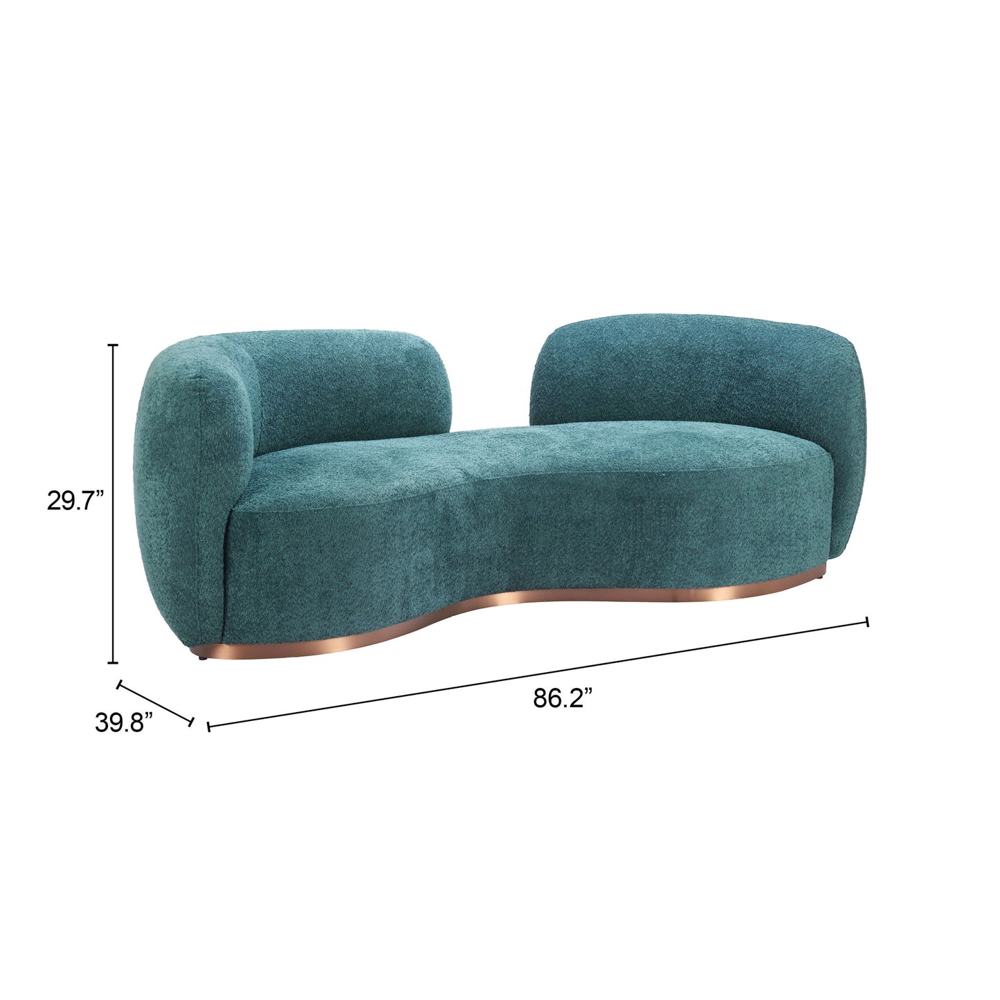 Jamela - Sofa - Teal