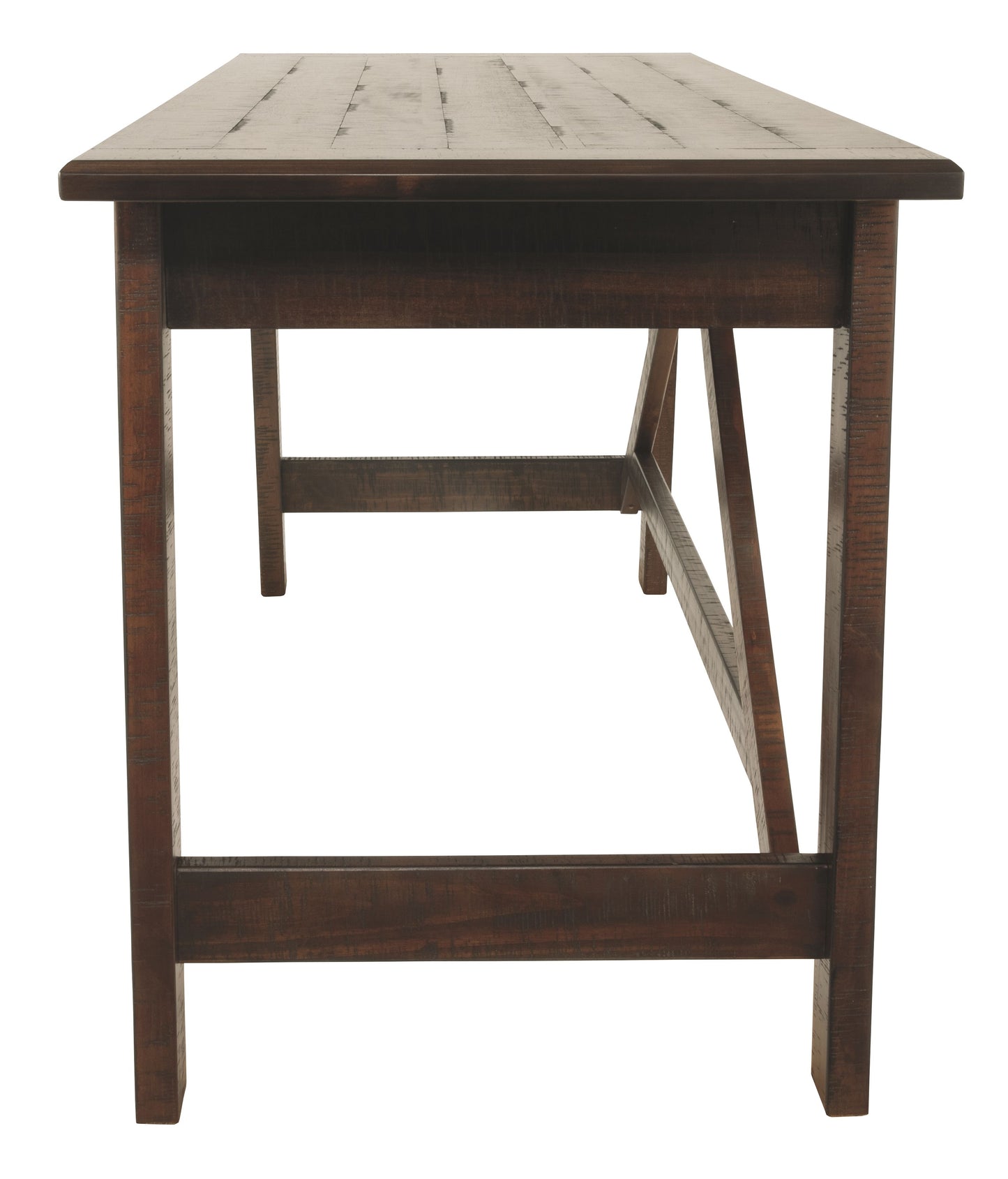 Baldridge - Rustic Brown - Home Office Large Leg Desk