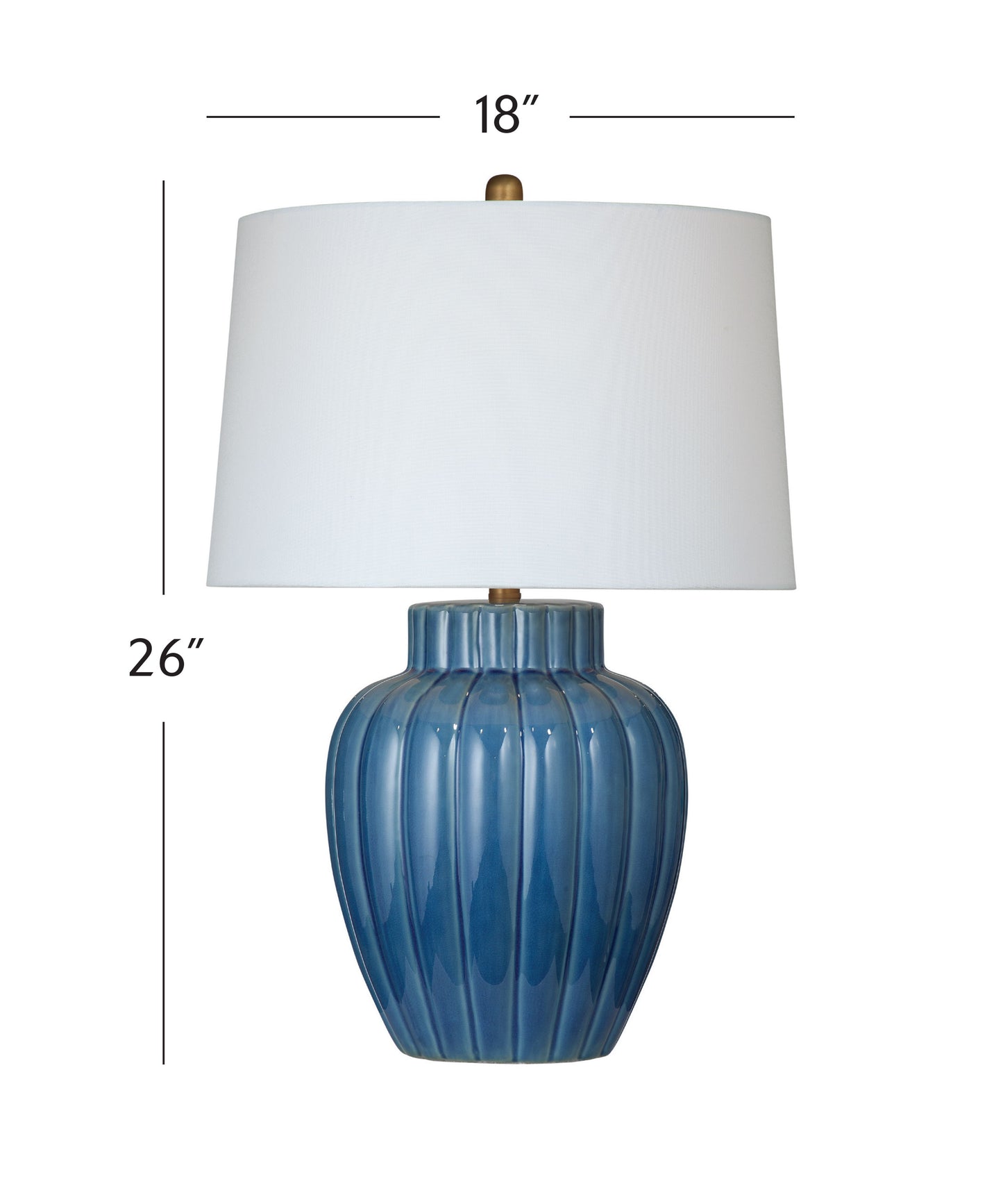 Avery - Table Lamp - Blue