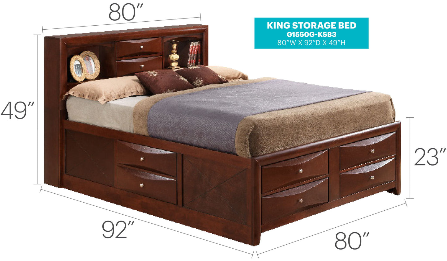 Glory Furniture - Marilla - Storage Bed