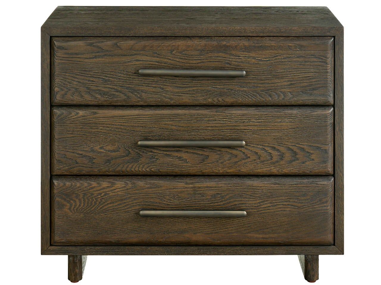 Modern - Three Drawer Nightstand