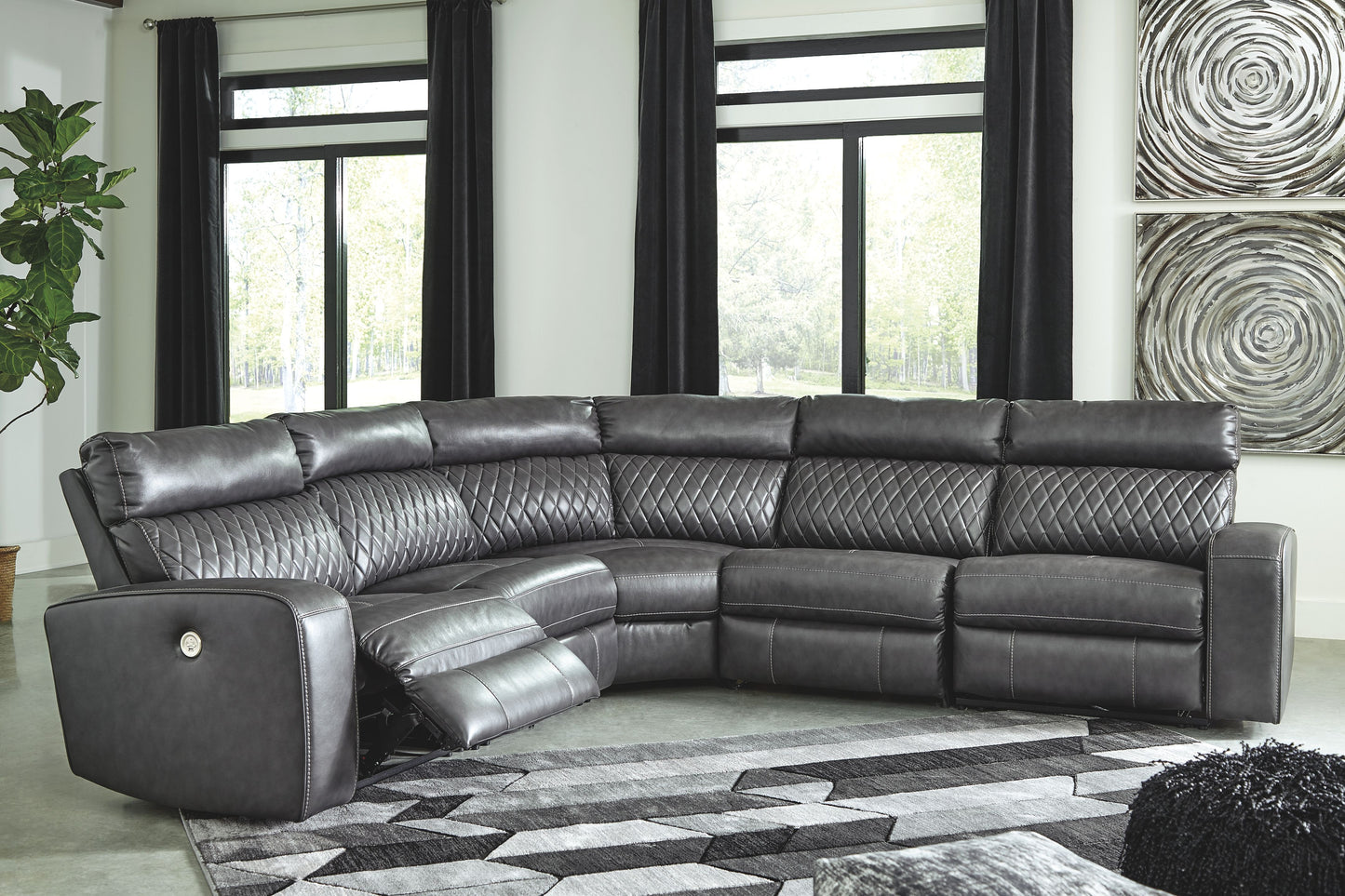 Samperstone - Power Reclining Sectional