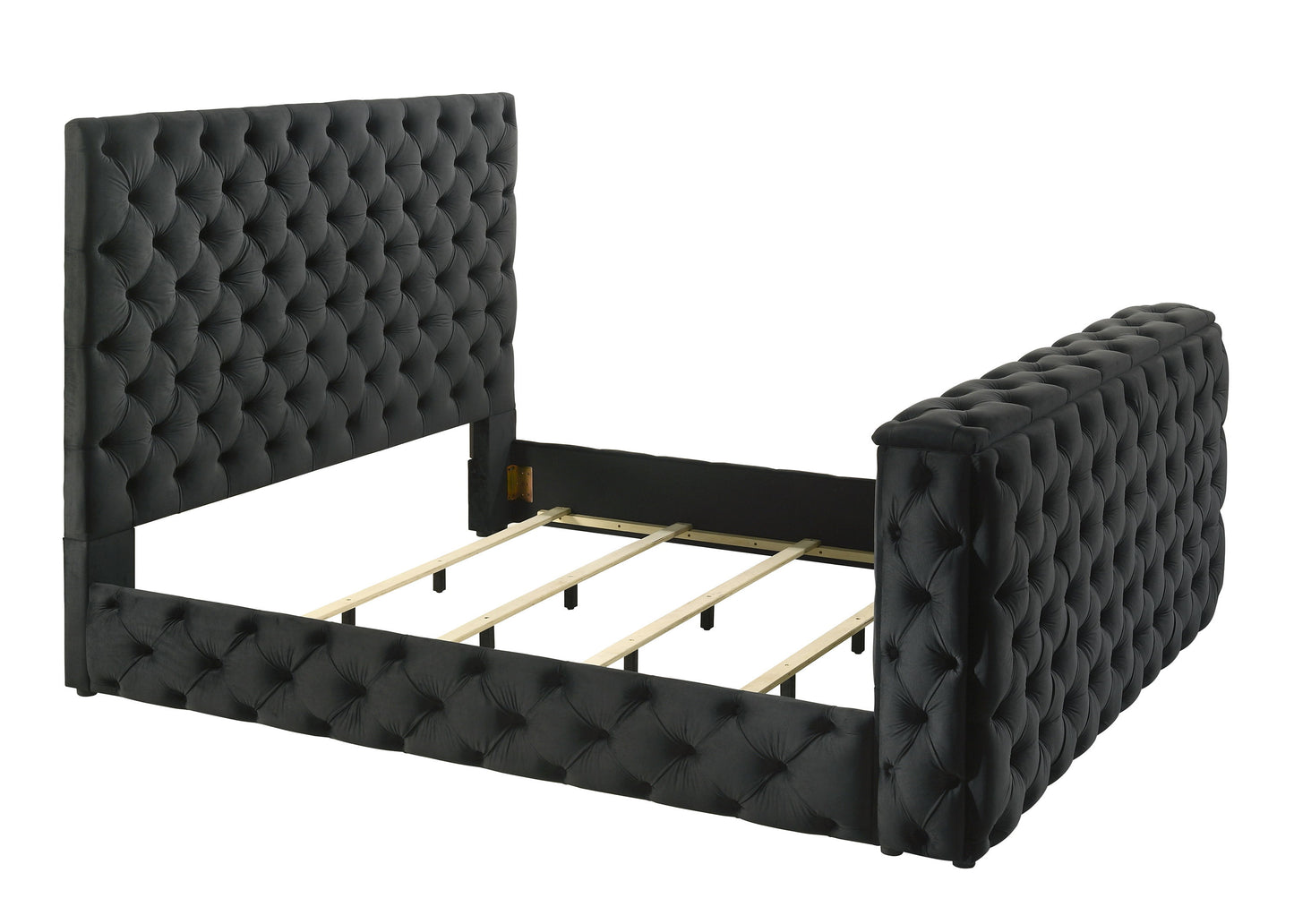 Josephine - Queen Bed With TV Lift - Black