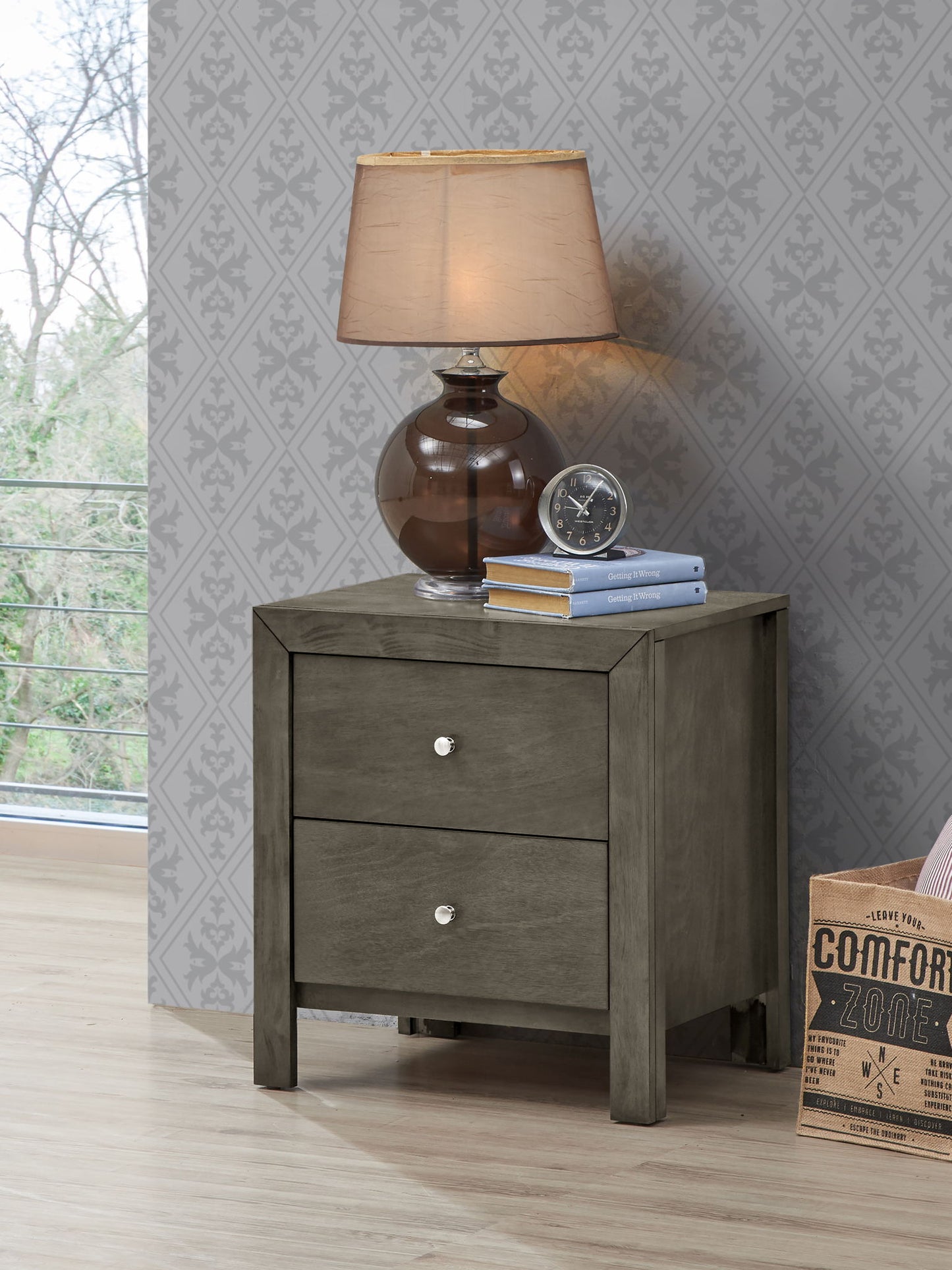 Glory Furniture - Burlington - Nightstand