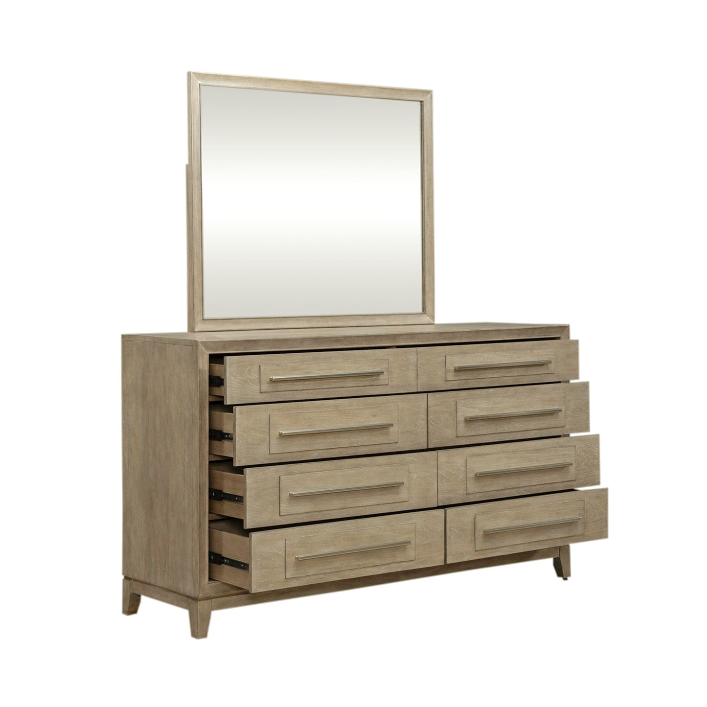 Brentwood - Dresser & Mirror - Sandstone