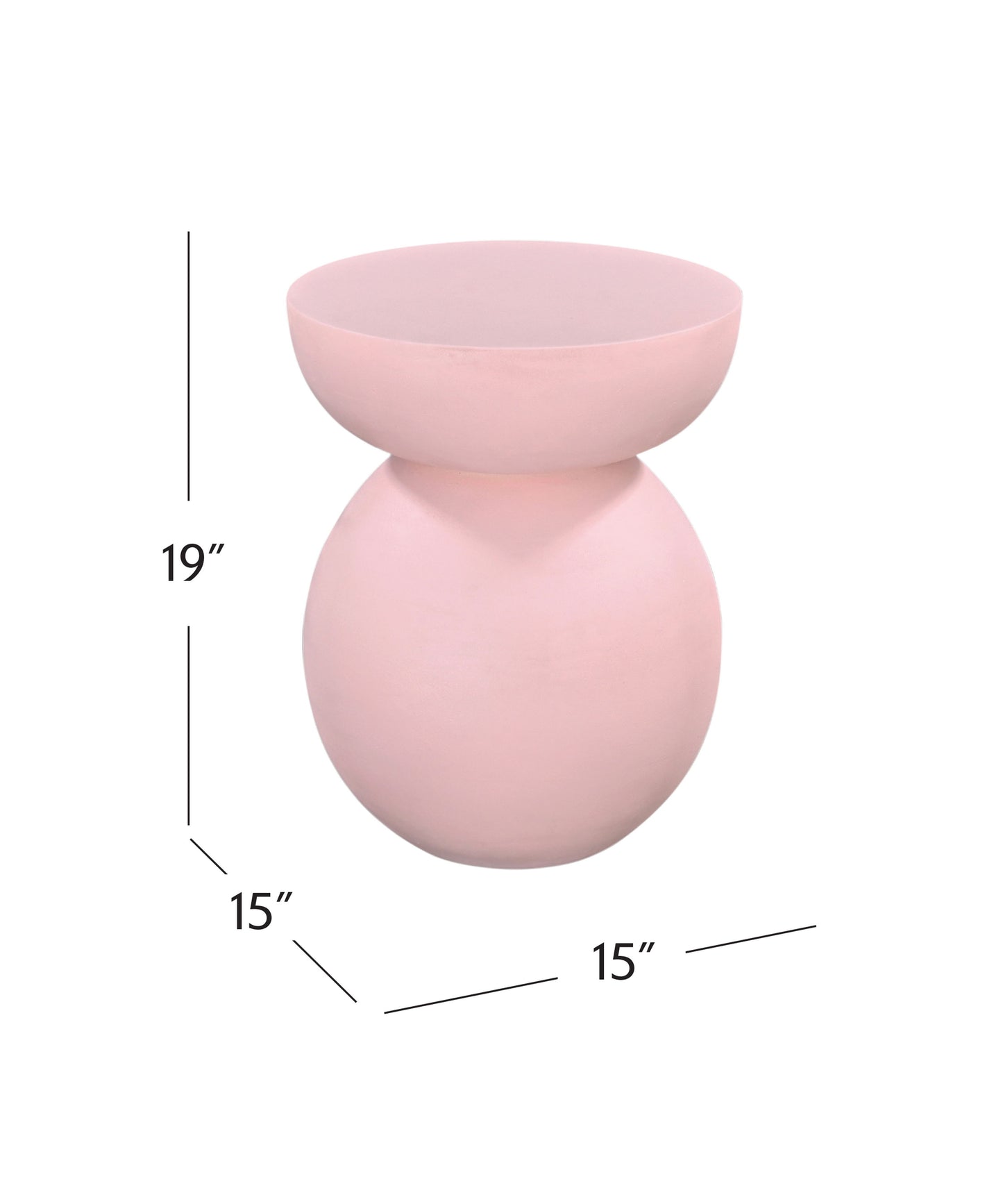 Accent Table - Blush Plaster