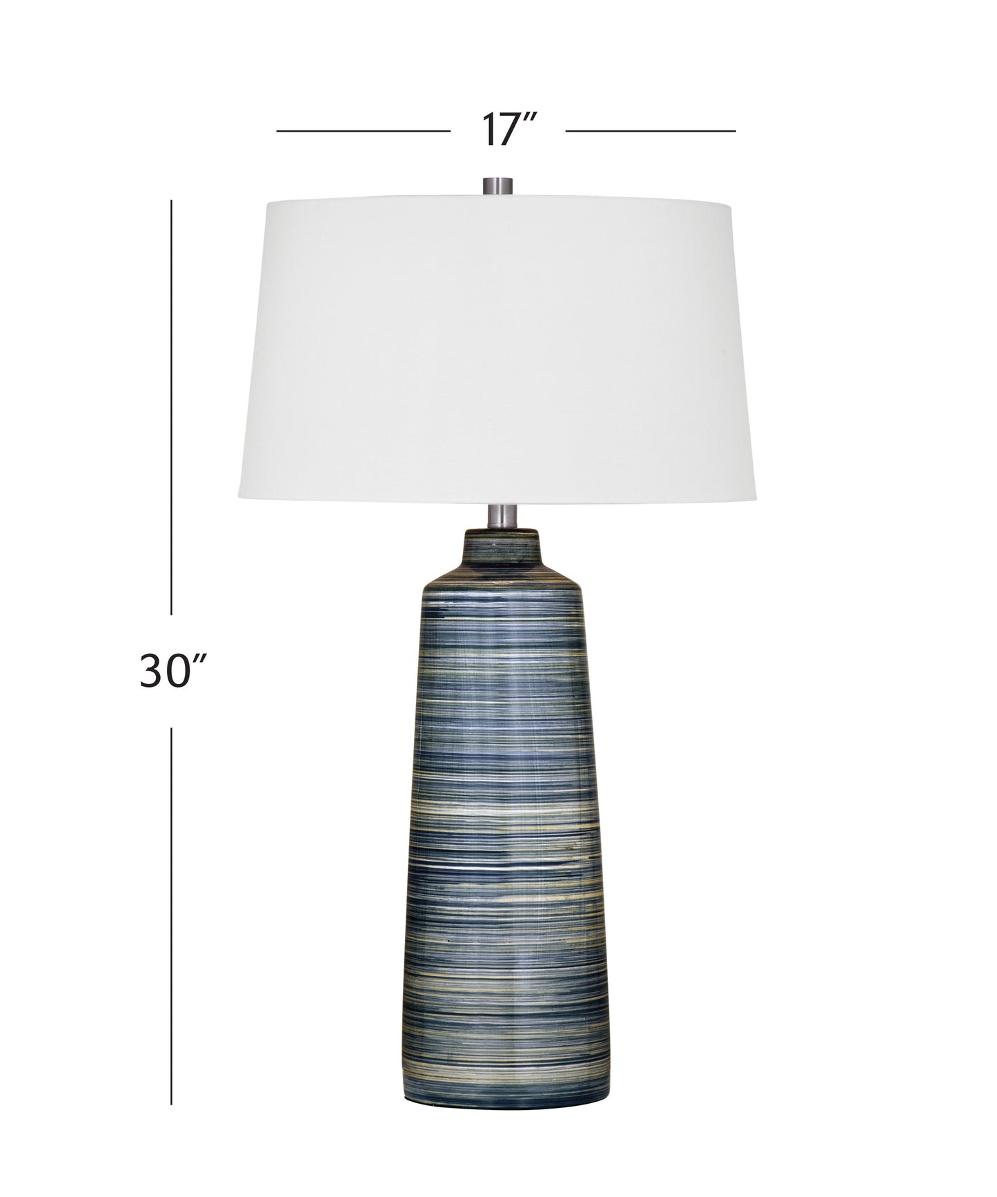 Creedence - Table Lamp - Brushed Blue