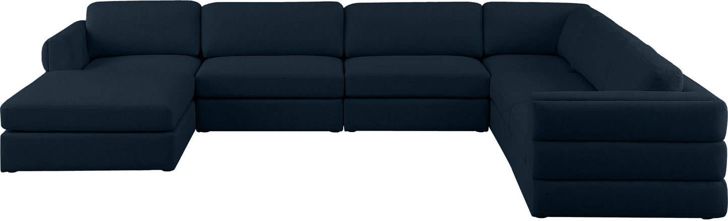 Beckham - Modular Sectional 7 Piece - Navy