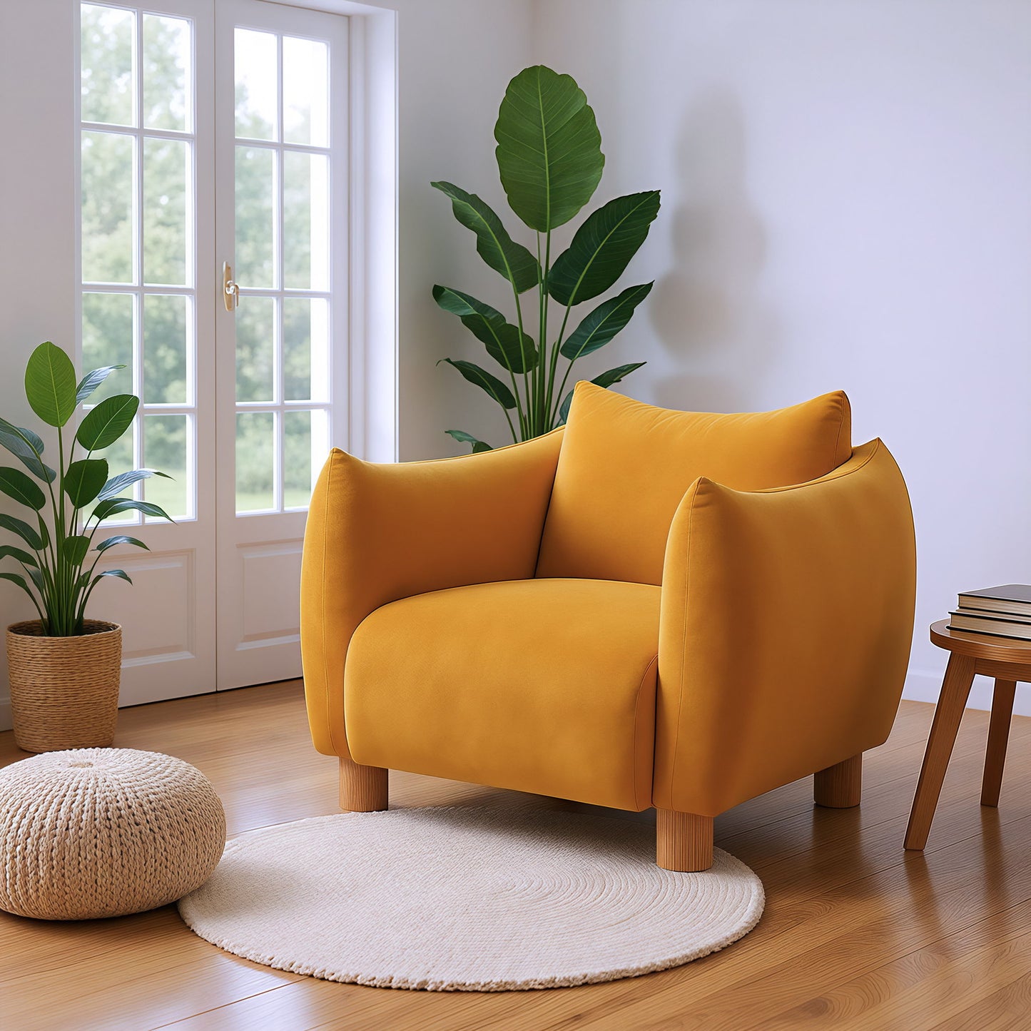 Meia - Accent Chair - Mustard