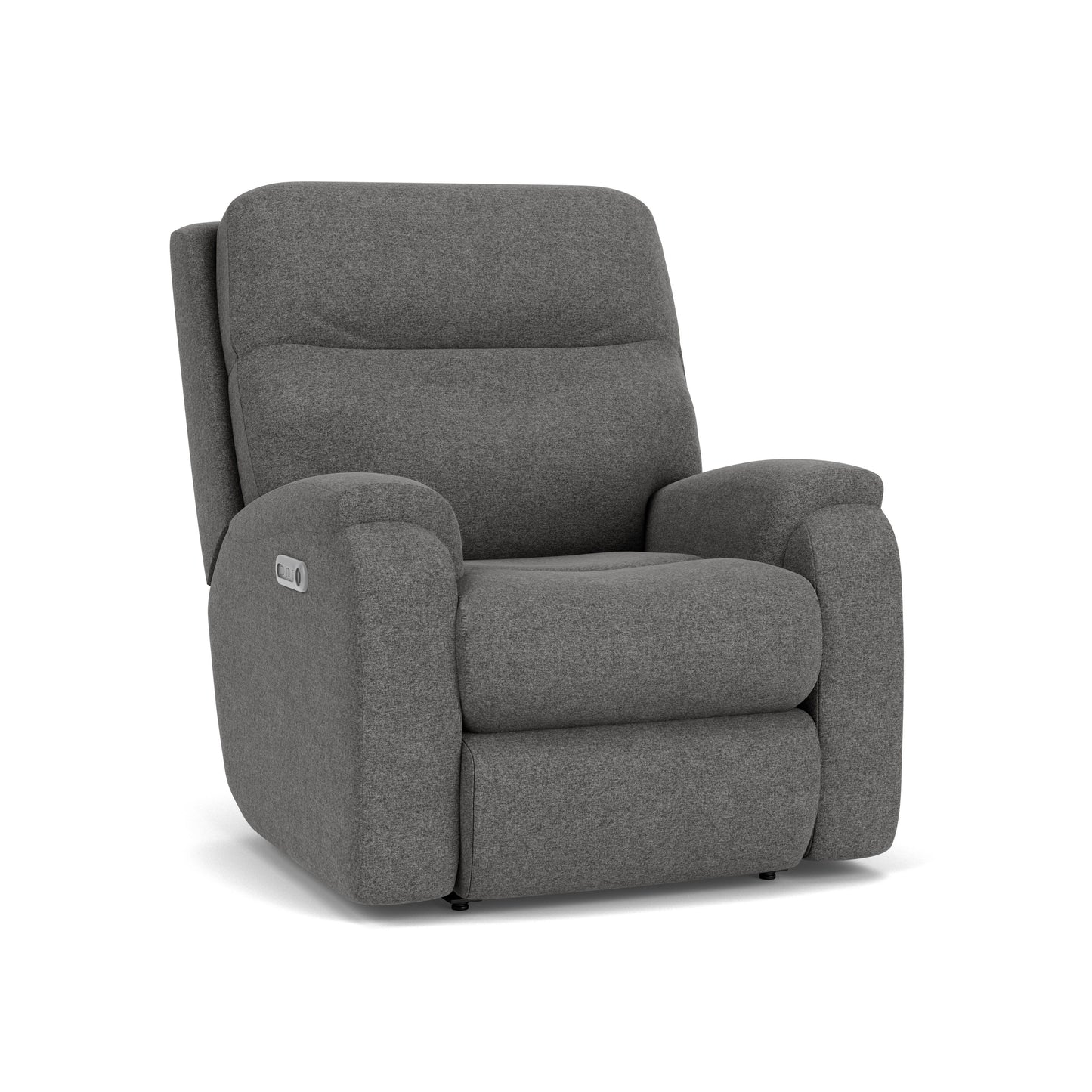 Penn - Fabric Power Rocking Recliner With Power Headrest & Lumbar