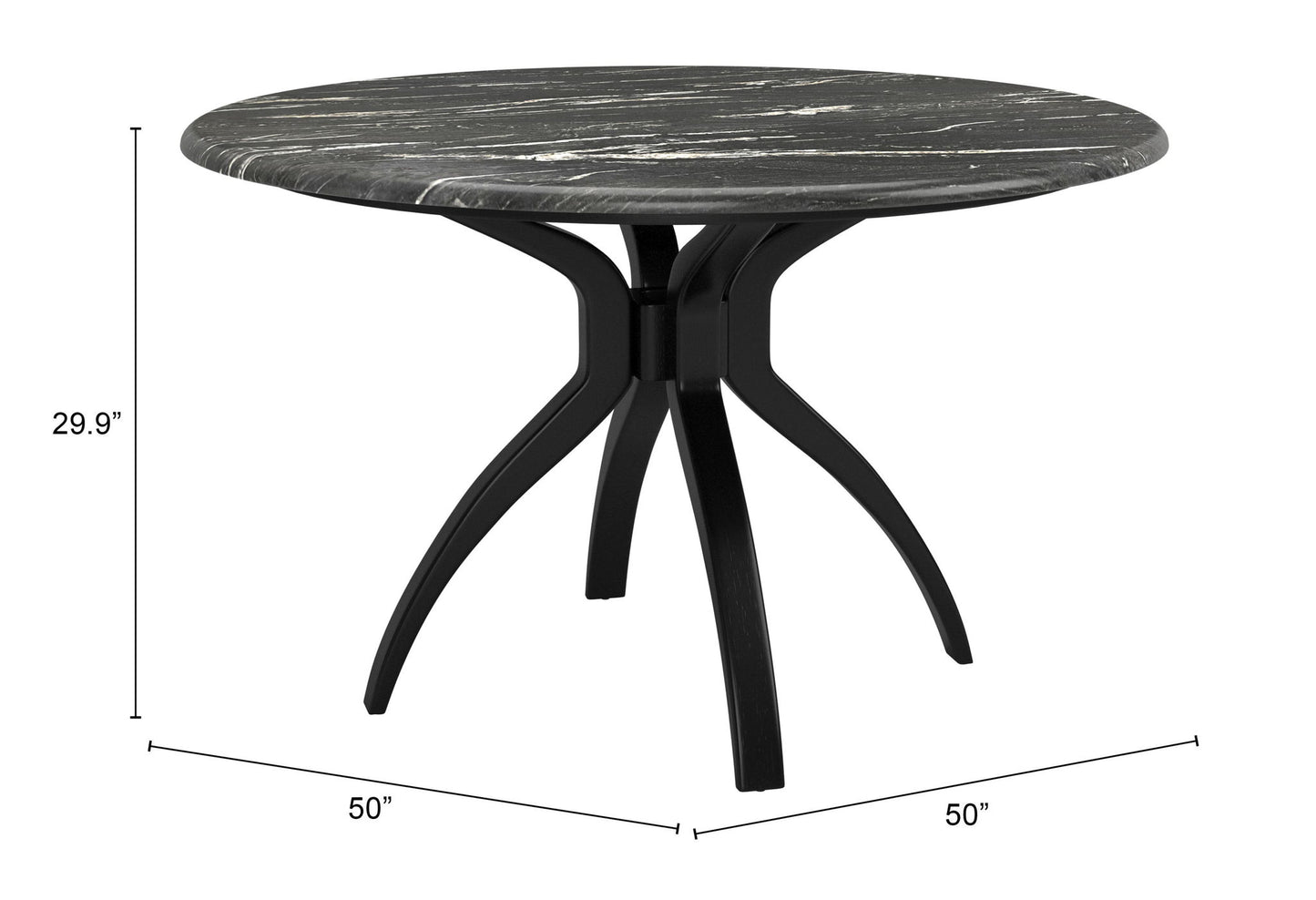 Sumay - Dining Table - Black