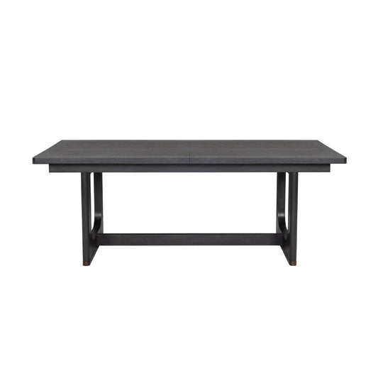 Waterfall - Rectangular Dining Table - Deep Ebony