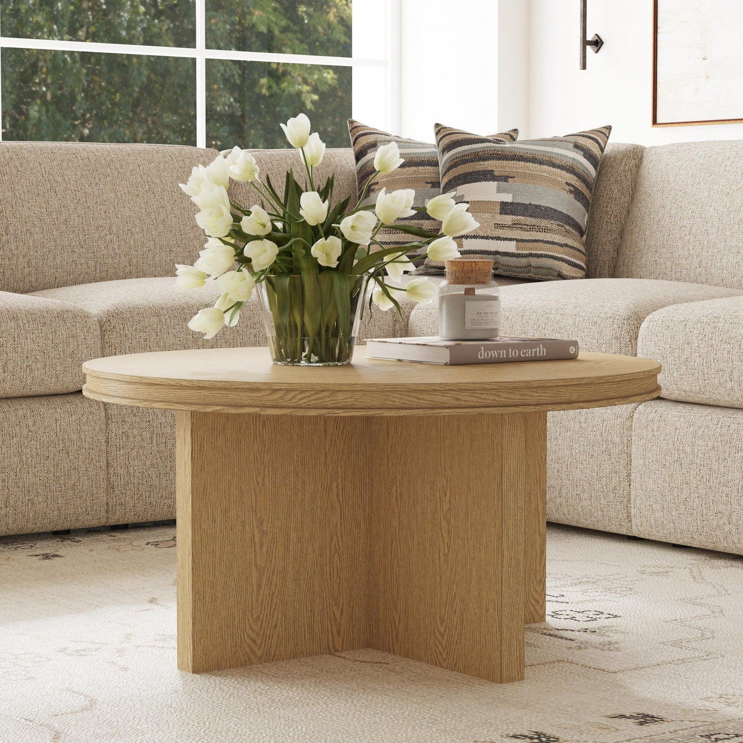 Waterfall - Round Coffee Table