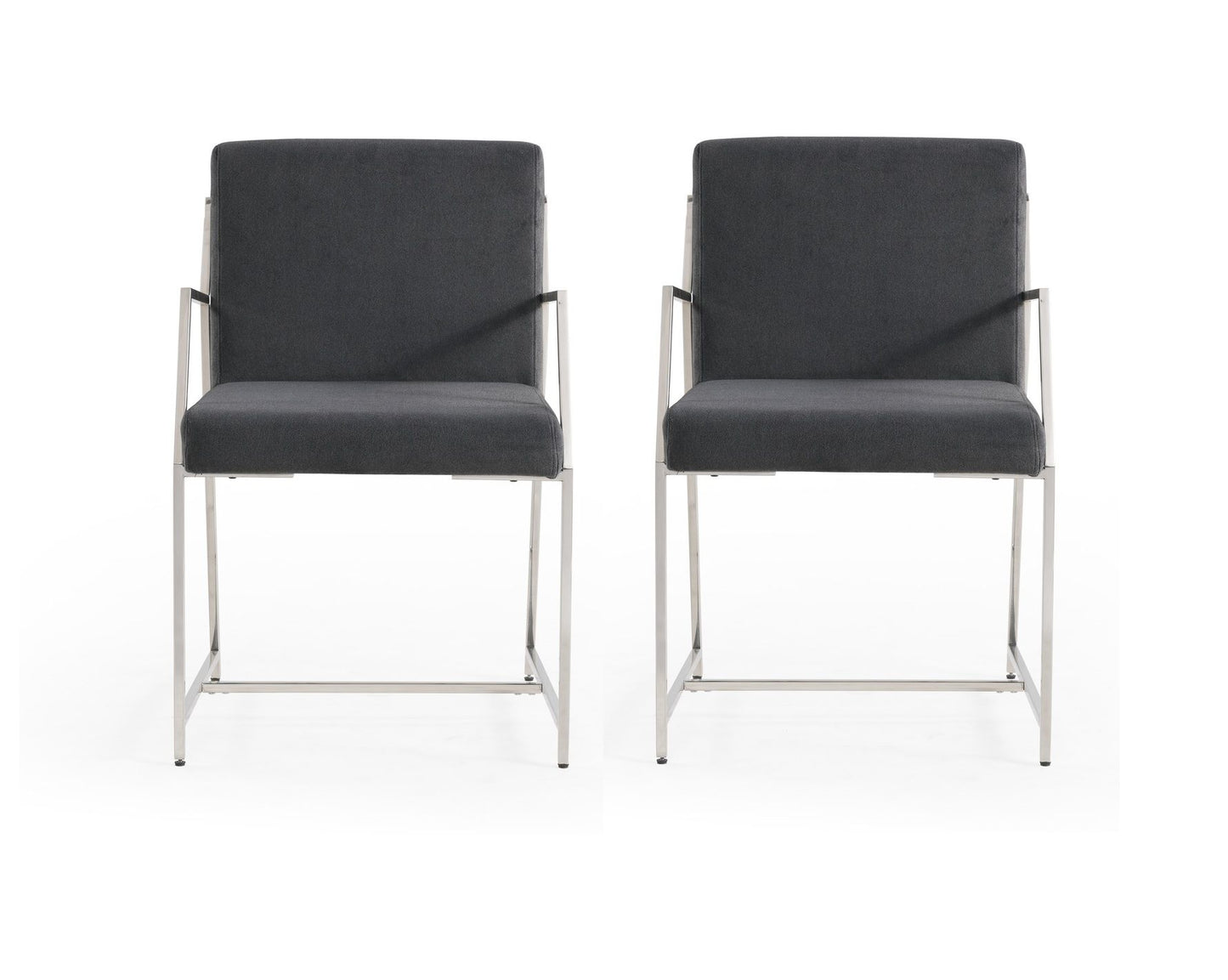 Polygon - Dining Chair (Set of 2) - Gray