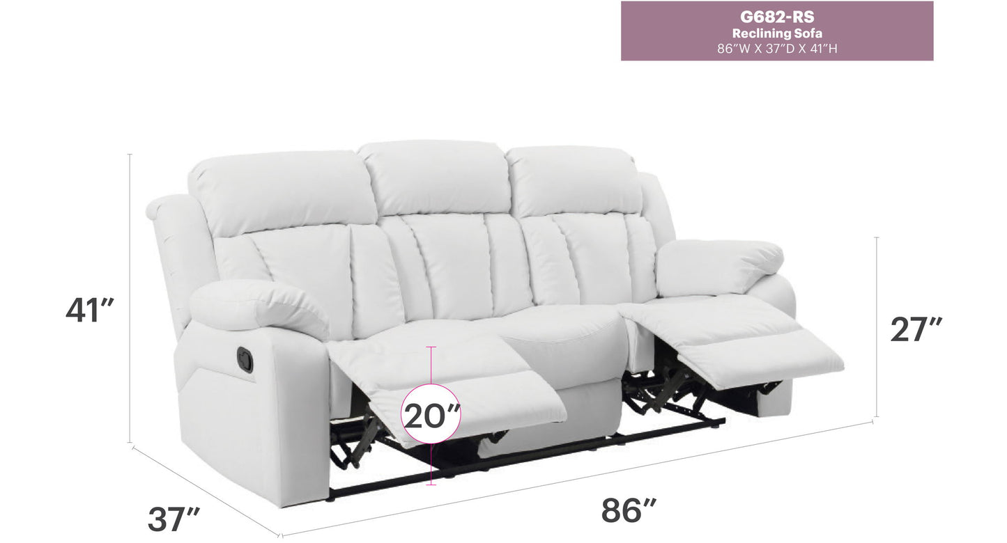 Glory Furniture - Daria - Reclining Sofa