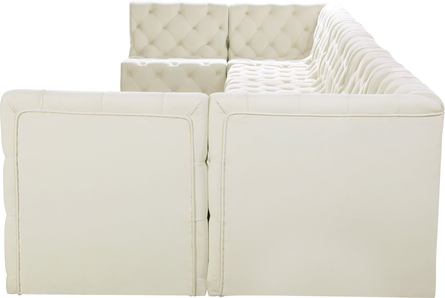 Tuft - Modular Sectional 8 Piece - Cream - Modern & Contemporary