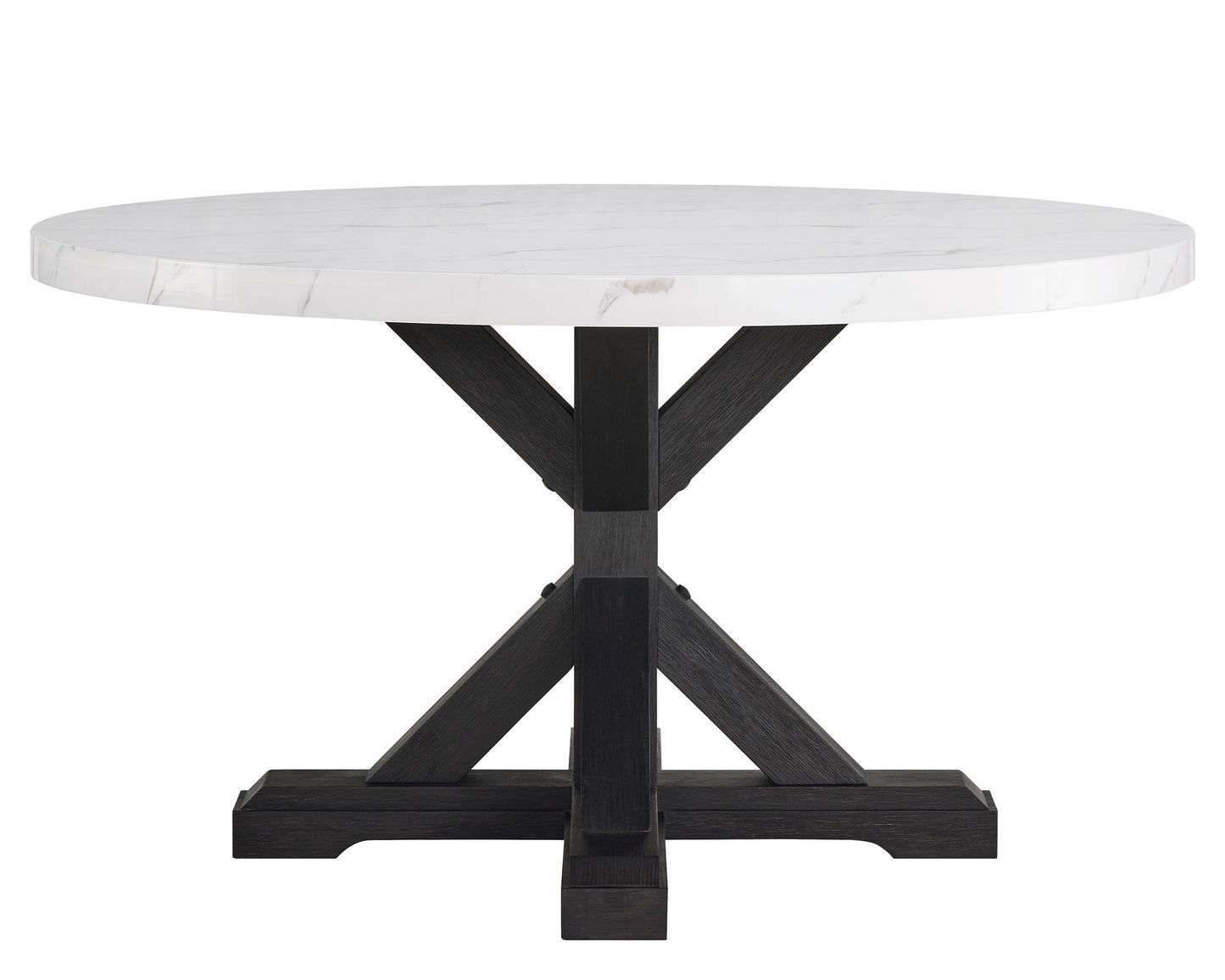 Vance - 5 Piece Dining Room Set - White / Gray