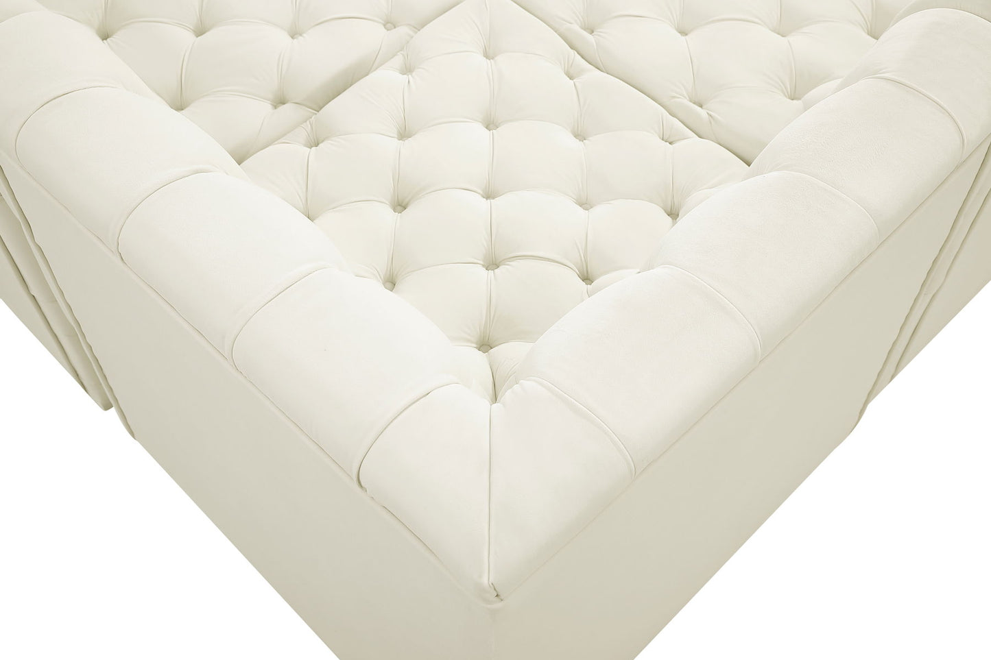 Tuft - Modular Sectional 7 Piece - Cream - Fabric